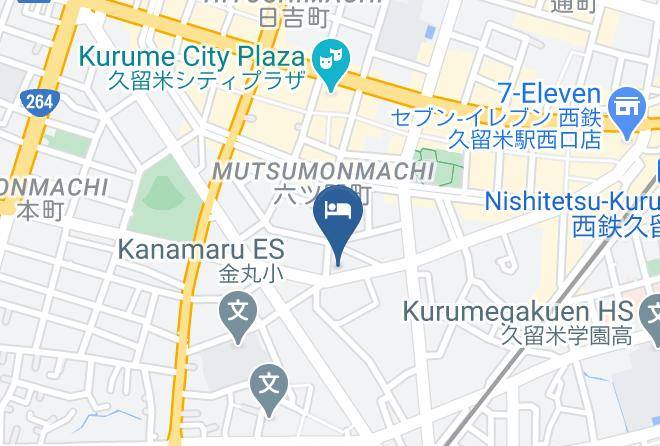 Kurume City - Hotel Celecton Kurume Maps