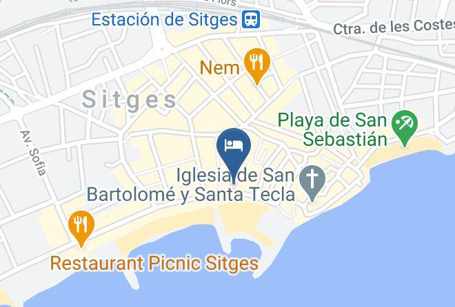 Barcelona - Hotel Sitges Celimar Maps