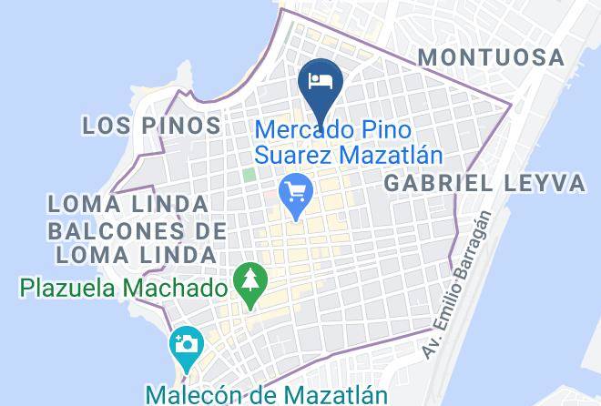 Mazatlan - Hotel Celta 3 Islas Maps