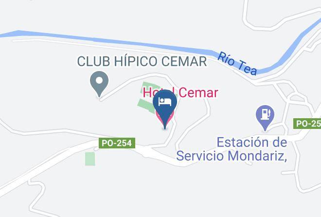 Pontevedra - Hotel Cemar Maps