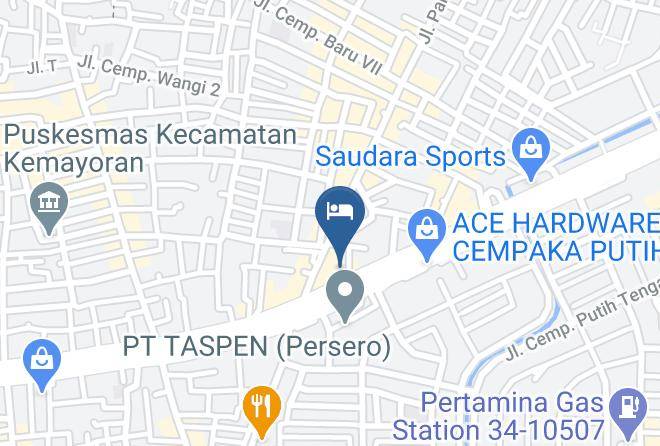 Central Jakarta - Hotel Cempaka Sari Maps