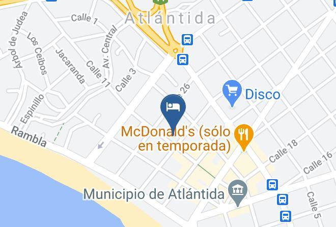 Atlantida - Hotel Centenario Maps