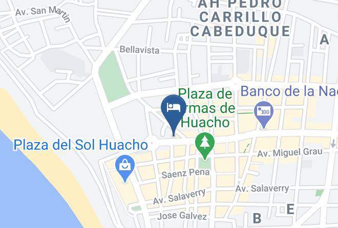 Huaura - Hotel Centenario Maps