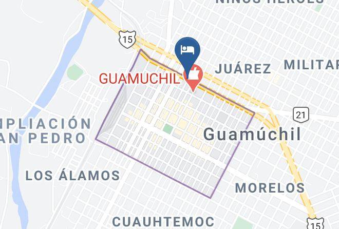 Salvador Alvarado - Hotel Centenario Maps