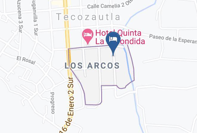 Tecozautla - Hotel Centenario Maps