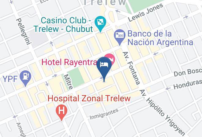 Rawson - Hotel Centenario Maps