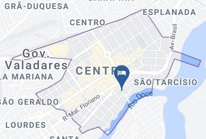 Governador Valadares - Hotel Center Maps