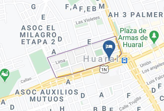 Huaral - Hotel Center Maps
