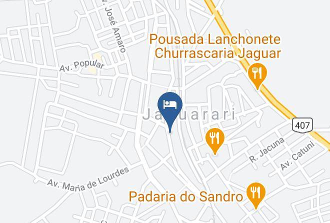 Jaguarari - Hotel Center Melo Maps