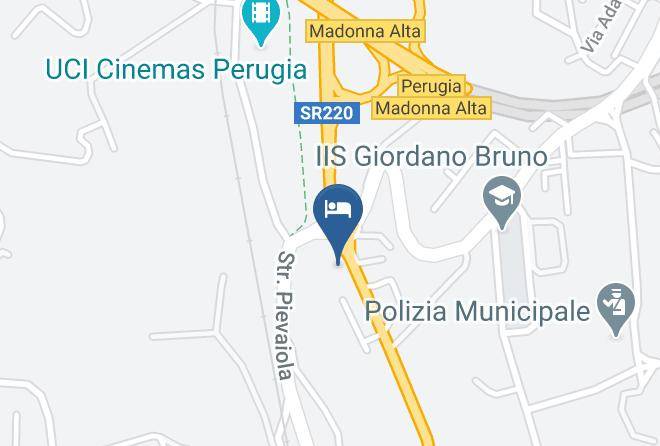 Perugia - Hotel Centova Maps