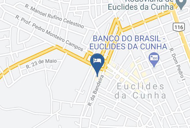 Euclides Da Cunha - Hotel Central 2 Maps
