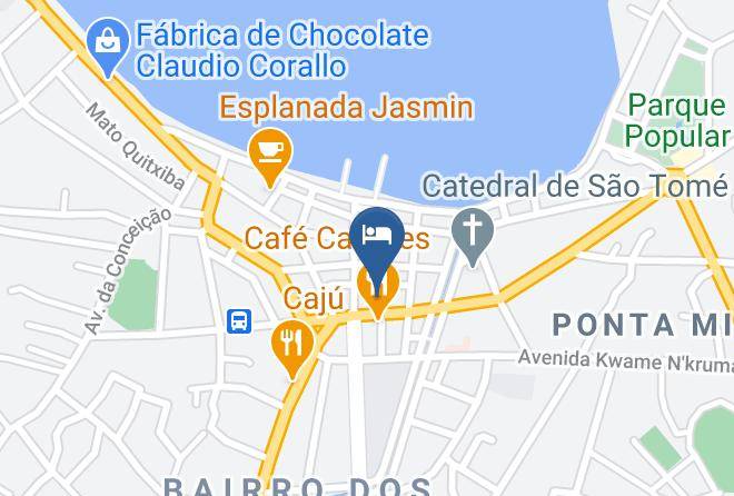 Agua Grande - Hotel Central Maps
