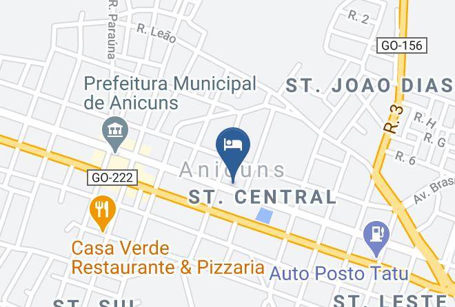 Anicuns - Hotel Central Maps