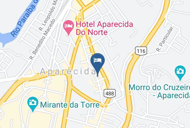 Aparecida - Hotel Central Maps