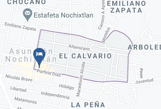 Asuncion Nochixtlan - Hotel Central Maps