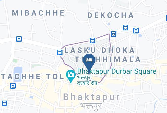Kathmandu - Hotel Central Bhaktapur Maps