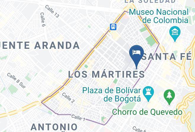 Bogota - Hotel Central Bogota Maps