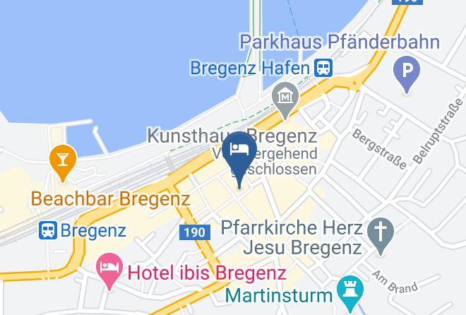 Bregenz - Hotel Central Maps