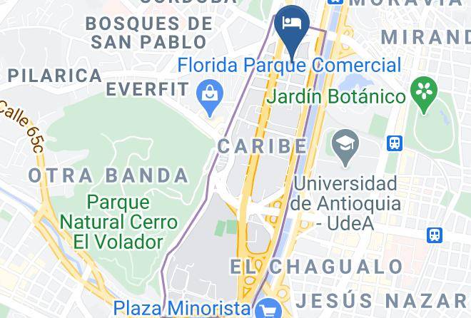 Medellin - Hotel Central Caribe Maps
