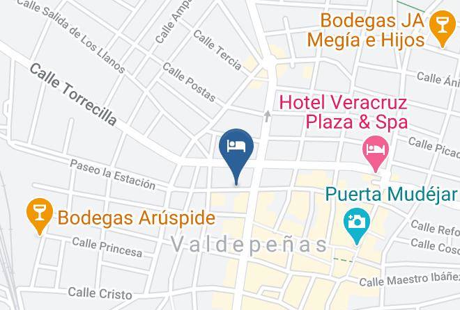 Ciudad Real - Hotel Central Maps