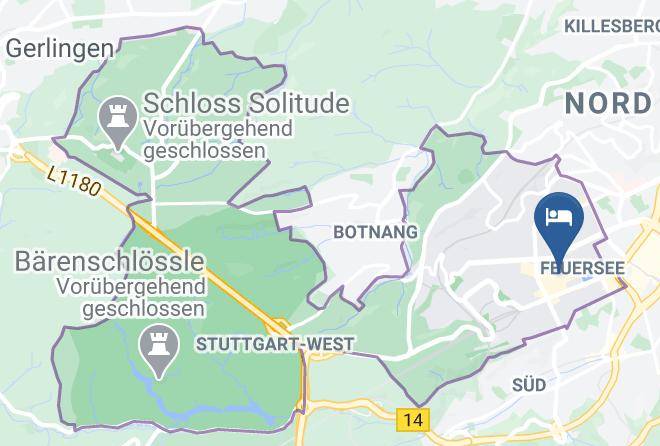 Stuttgart - Hotel Central Classic Maps