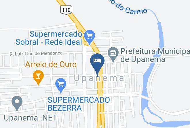 Upanema - Hotel Central De Upanema Maps