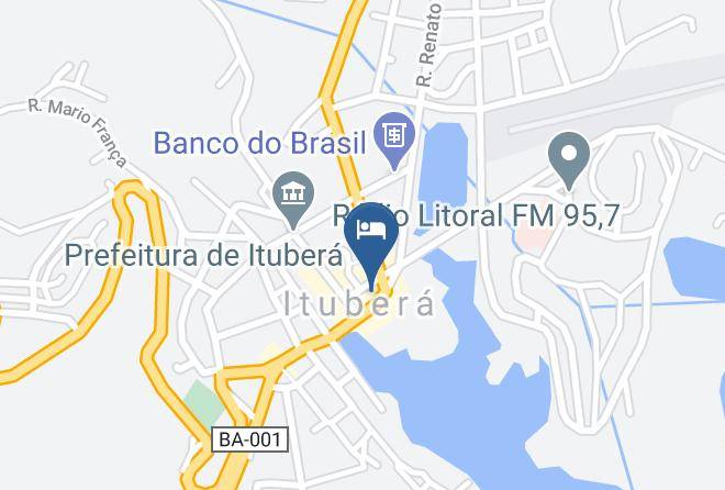 Itubera - Hotel Central Do Dende Maps
