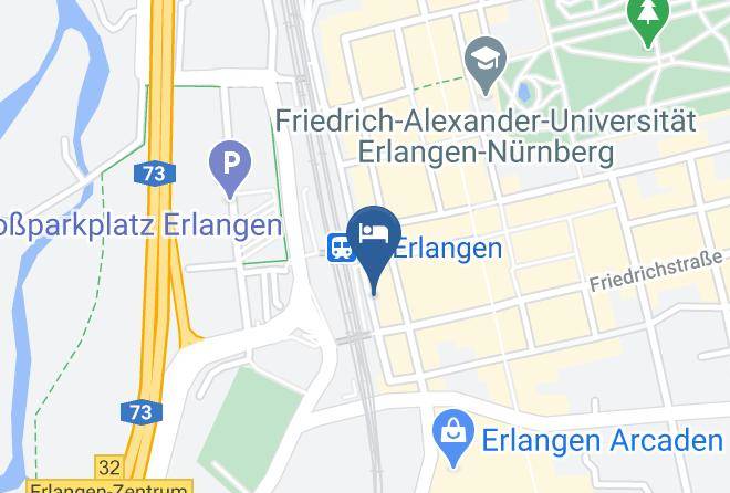 Erlangen - Hotel Central Erlangen Maps