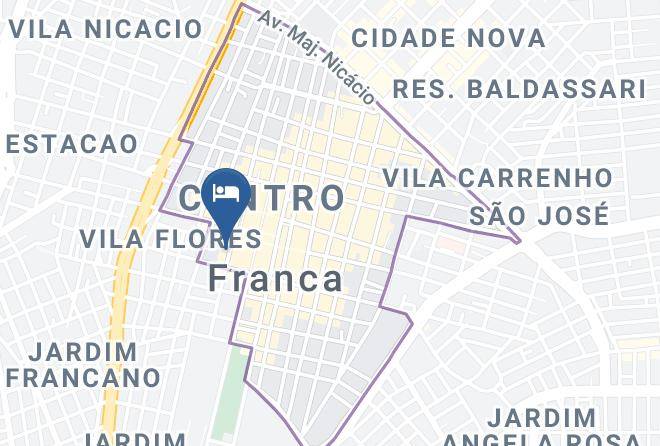 Franca - Hotel Central Maps