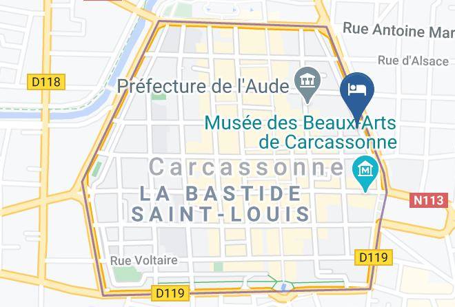 Aude - Hotel Central Maps