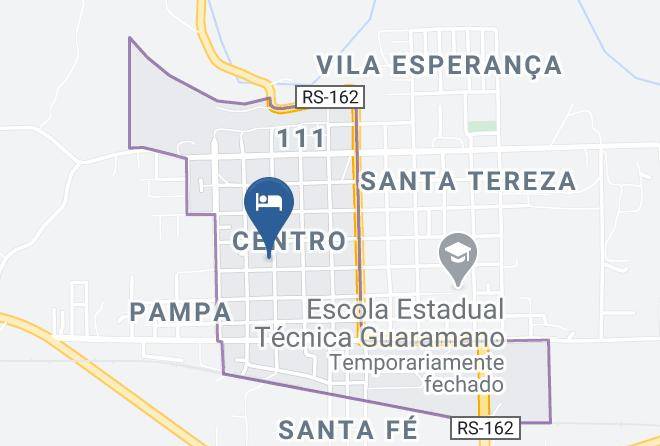 Guarani Das Missoes - Hotel Central Maps