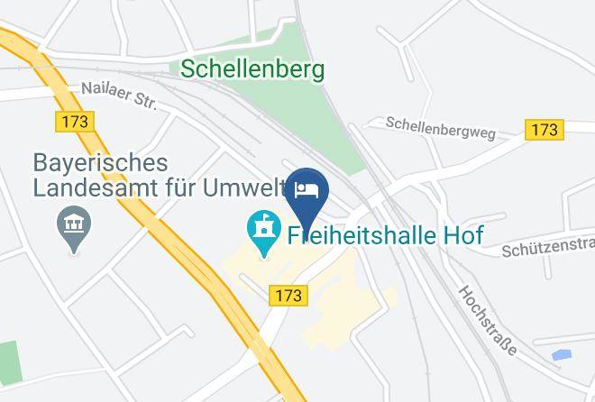 Hof - Hotel Central Hof Maps