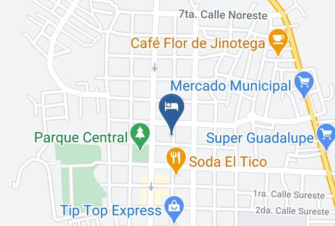 Jinotega - Hotel Central Maps