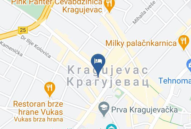 Sumadijski Okrug - Hotel Central Lux Maps