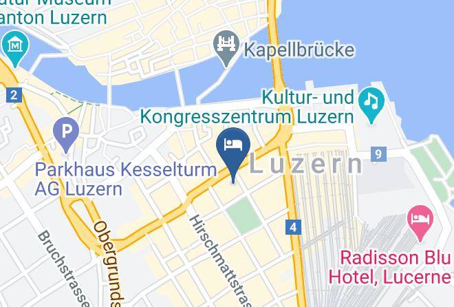 Lucerne - Hotel Central Luzern Maps