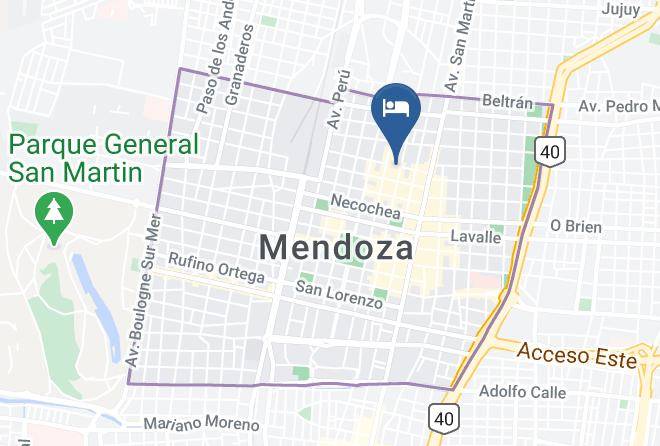 Mendoza - Hotel Central Mendoza Maps