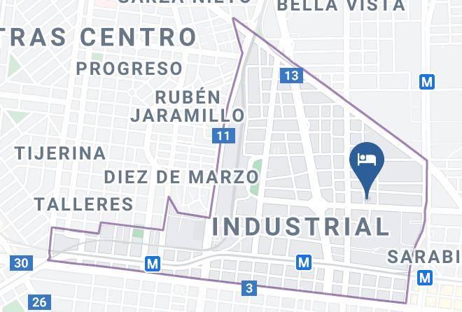 Monterrey - Hotel Central Maps