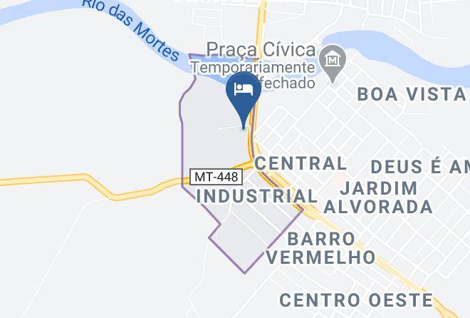 Nova Xavantina - Hotel Central Maps