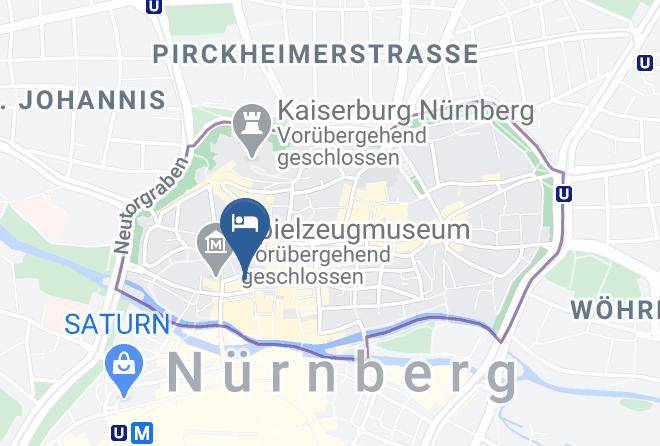 Nuremberg - Hotel Central Maps