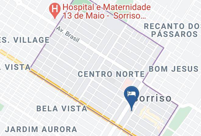 Sorriso - Hotel Central Palace Maps