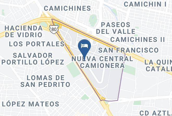 Tlaquepaque - Hotel Central Parador Maps