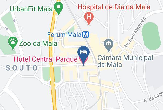 Maia - Hotel Central Parque Maps
