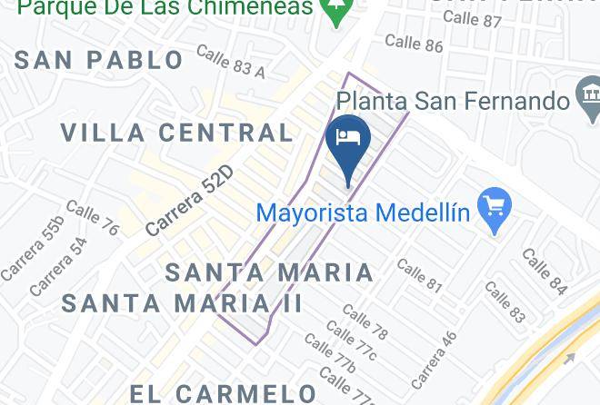 Itagui - Hotel Central Plaza Maps