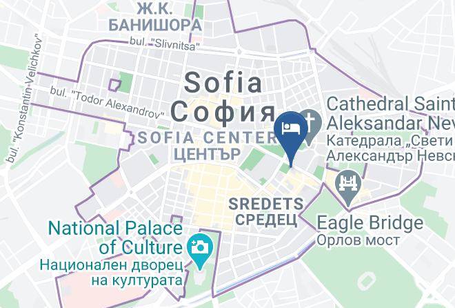 Sofia - Hotel Central Point Boutique Maps