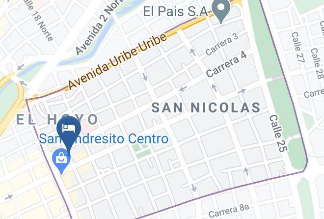 Cali - Hotel Central Point Maps