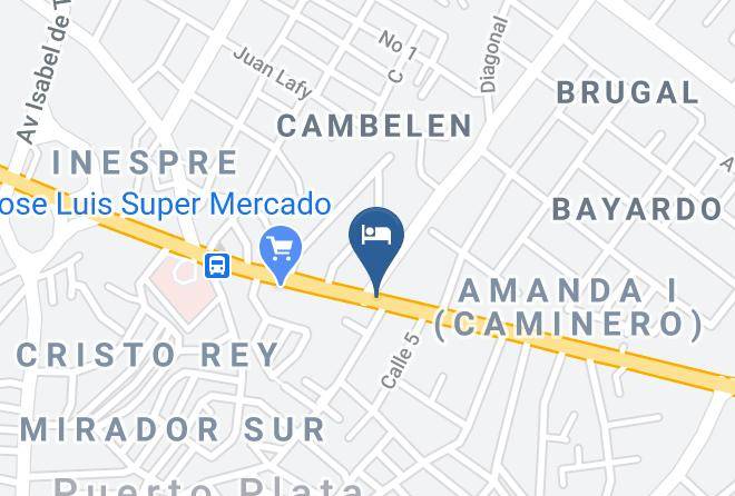 Puerto Plata - Hotel Central Maps