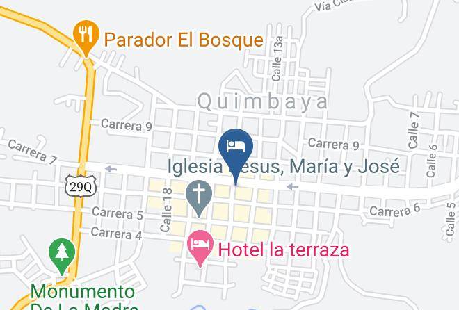Quimbaya - Hotel Central Maps