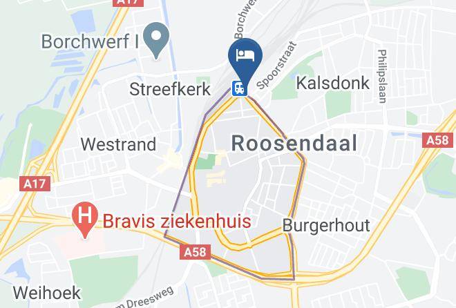Roosendaal - Hotel Central Maps