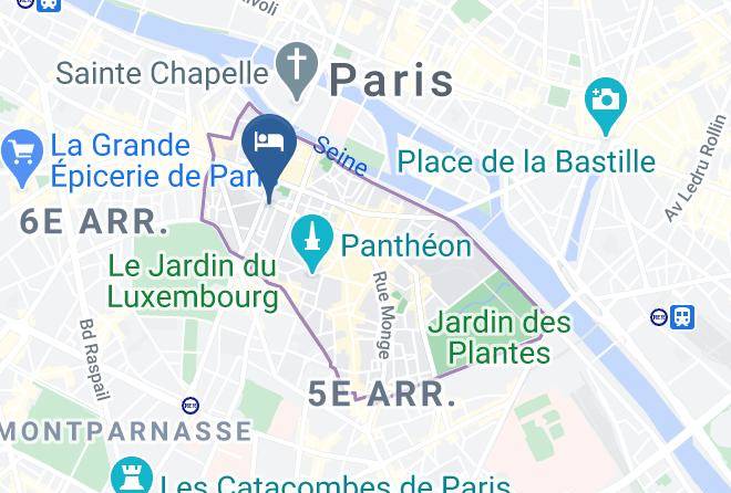 Paris - Hotel Central Saint Germain Maps