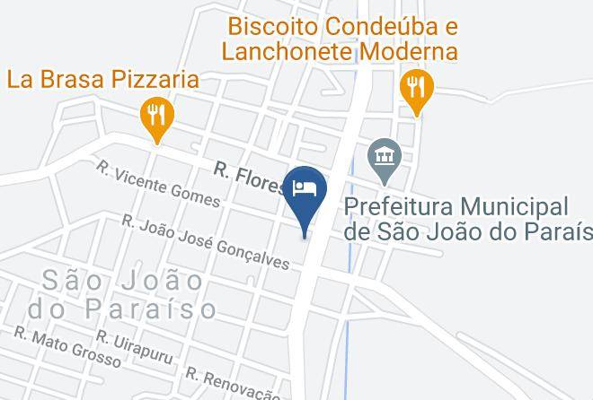 Sao Joao Do Paraiso - Hotel Central Maps